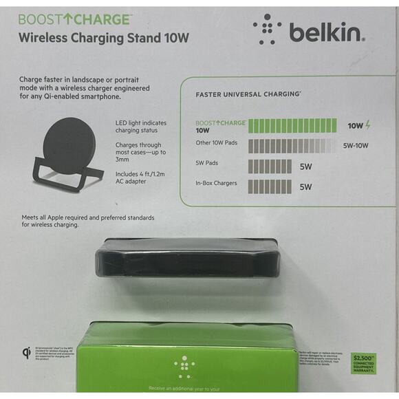 Belkin 10W Wireless Charging Pad For iPhone, Samsung, Google Brand New - Picture 3 of 3